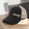 Hat - Jeep Garment Washed Trucker - Black