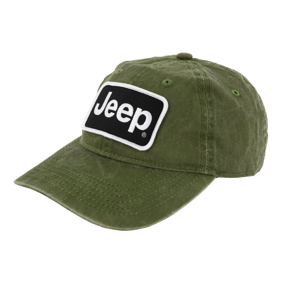 Hat - Jeep Chino Twill Patch - Light Olive - Detroit Shirt CompanyFCA - JeepHats (Apparel)