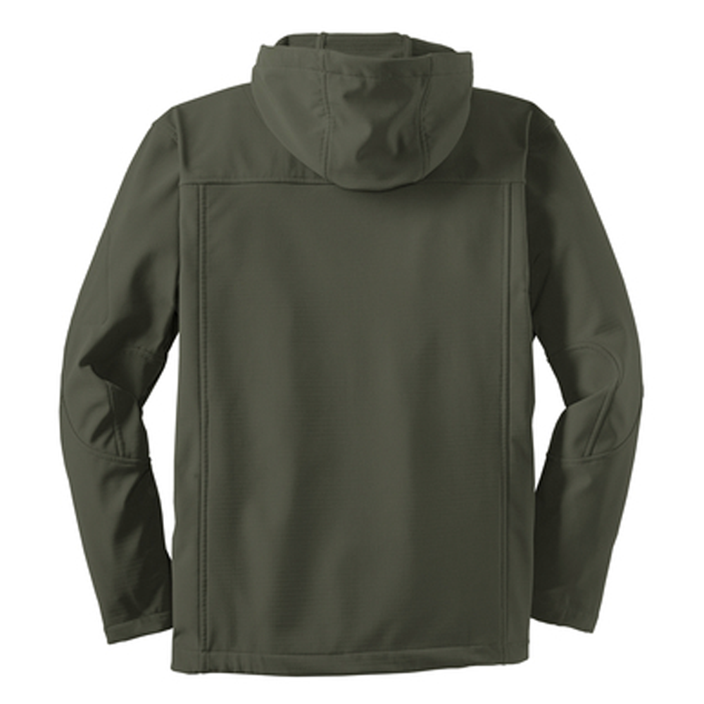 Mens Jeep® Hooded Softshell Jacket - Mineral Green