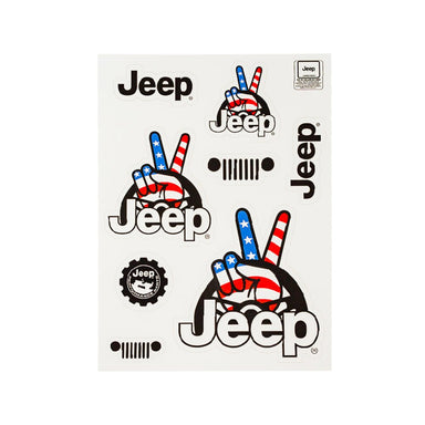 Sticker - Jeep® Wave Sheet - Detroit Shirt CompanyFCA - JeepStickers (Accessories)