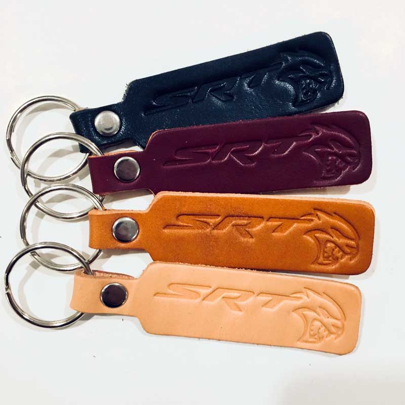 Keychain - Dodge SRT Hellcat Leather - Detroit Shirt CompanyFCA - DodgeKeychain