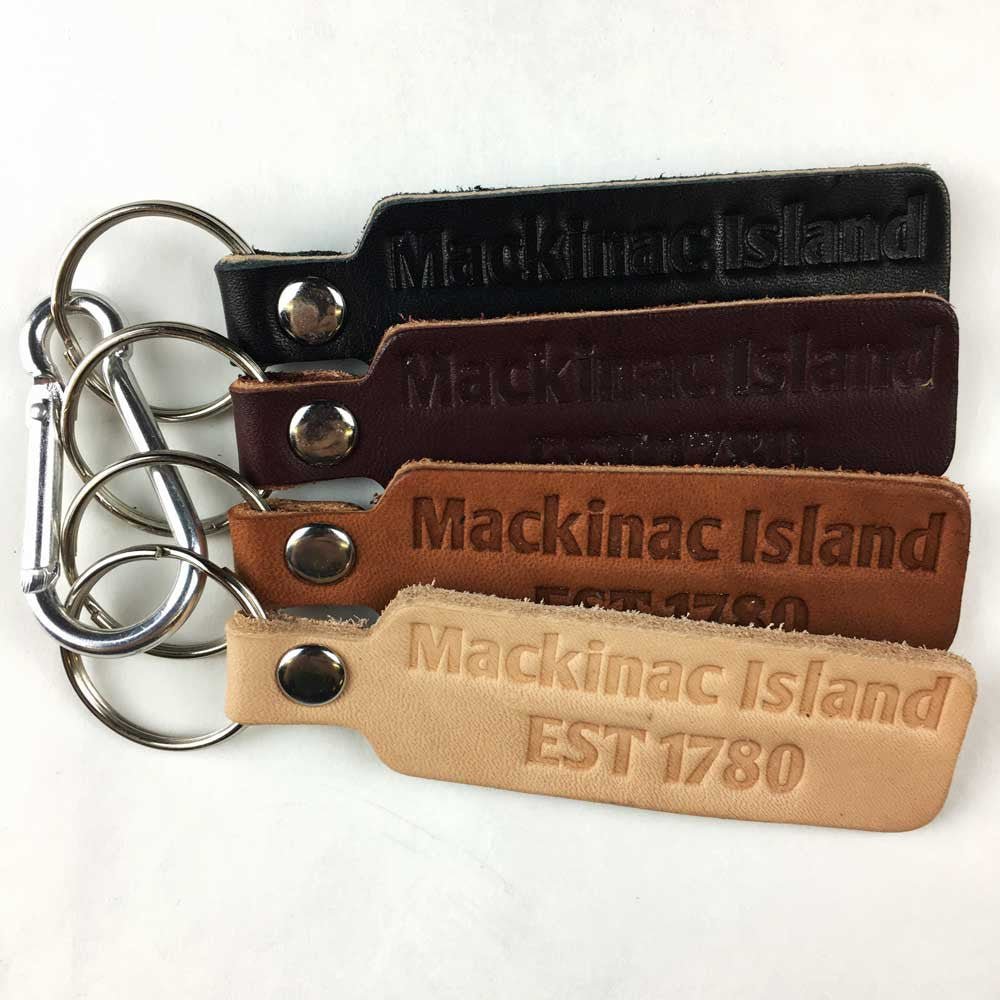 Keychain - Mackinac Island leather - Detroit Shirt CompanyDetroit Shirt CompanyKeychain