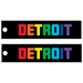 Keychain - Detroit Rainbow - Pull - Detroit Shirt CompanyDetroit Shirt CompanyKeychain