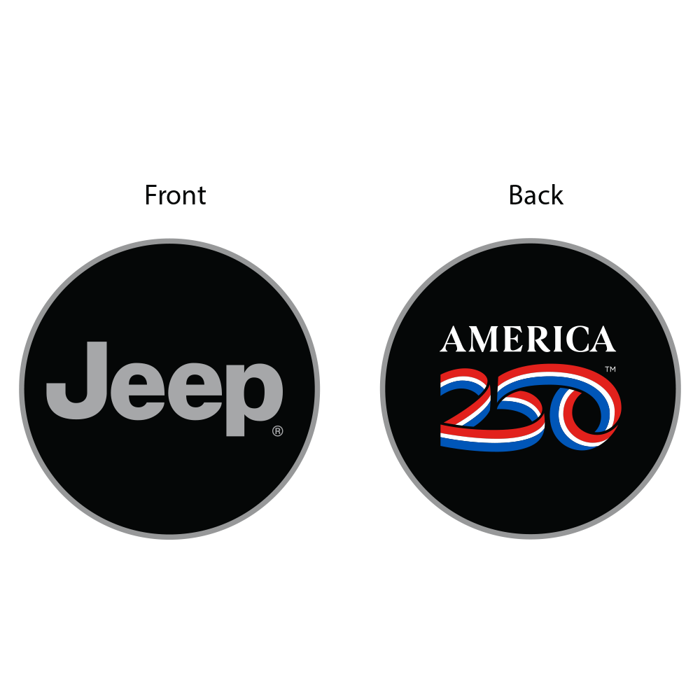 Keychain – A250 Jeep - Round Metal