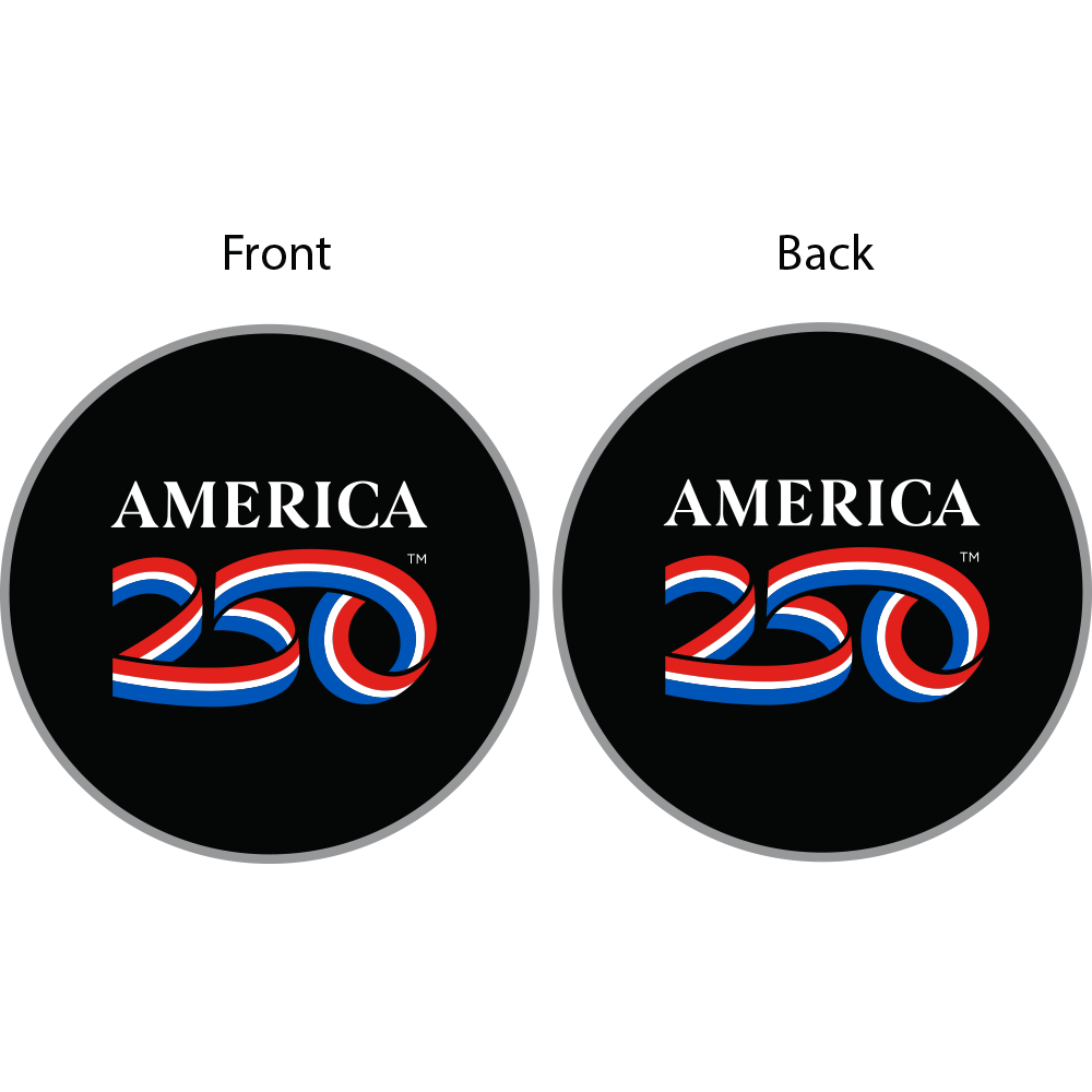 Keychain - America 250™ - Round Metal
