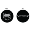 Keychain - Dodge Viper Fangs - Round Metal