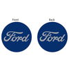 Keychain - Ford Script - Round Metal