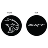 Keychain - Dodge Hellcat SRT - Round Metal