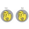 Keychain - Jeep Duck - Round Metal