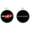 Keychain - Dodge SRT Rhombus - Round Metal