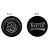 Keychain - Detroit Speed Shop Slick - Round Metal