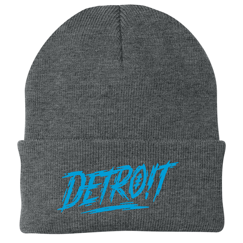 Hat - Detroit Football Score Flip Knit