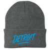 Hat - Detroit Football Score Flip Knit - Black - Detroit Shirt CompanyDetroit Shirt CompanyHats (Apparel)