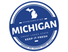 Metal Sign - Michigan Great Lakes - Keep It Fresh