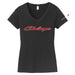 Ladies Dodge Challenger 2 Color Script - Black - Detroit Shirt CompanyFCA - DodgeT-Shirts (Apparel)