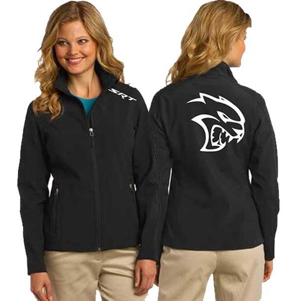 Jacket - Ladies Soft Shell Dodge SRT Hellcat - Detroit Shirt CompanyFCA - DodgeJackets (Apparel)