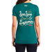 Ladies Jeep® V - neck Live Love Explore - Heather Teal - Detroit Shirt CompanyFCA - JeepT-Shirts (Apparel)