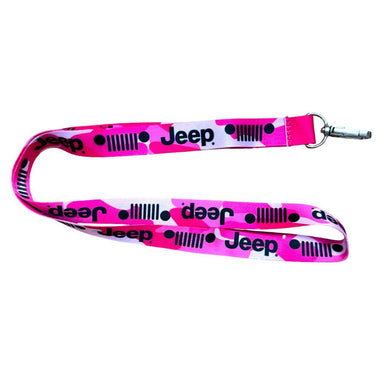 Lanyard - Jeep Hot Pink Camo - Detroit Shirt CompanyFCA - JeepLanyard