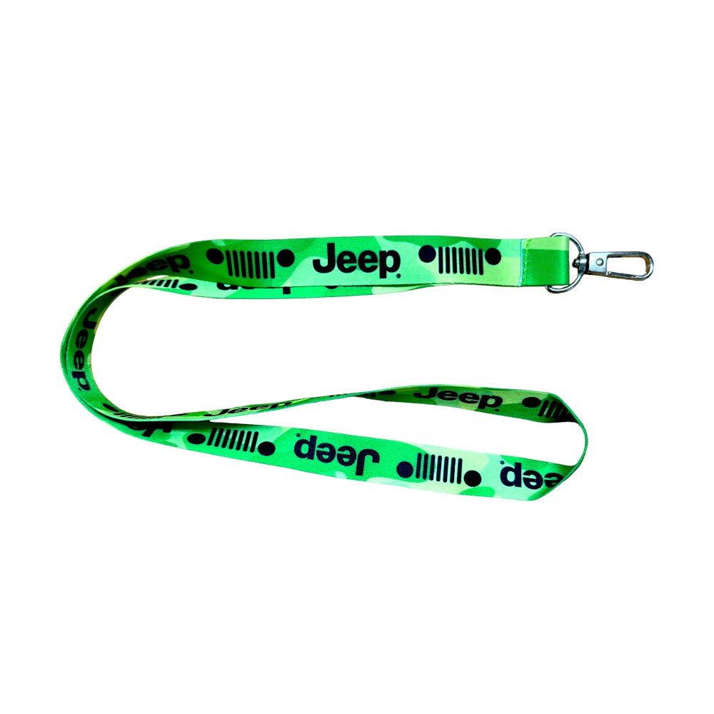 Lanyard - Jeep Gecko Green Camo - Detroit Shirt CompanyFCA - JeepLanyard