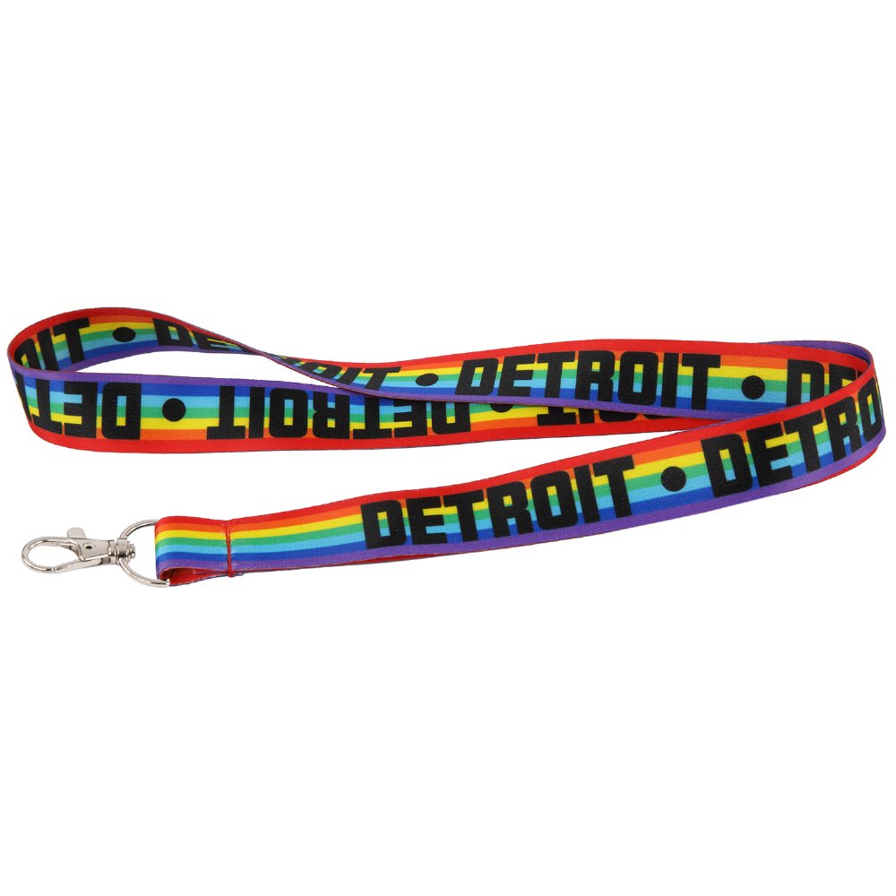 Lanyard - Detroit Rainbow - Detroit Shirt CompanyDetroit Shirt CompanyLanyard