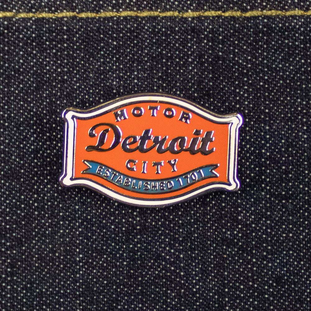 Enamel Pin - Detroit Buckle