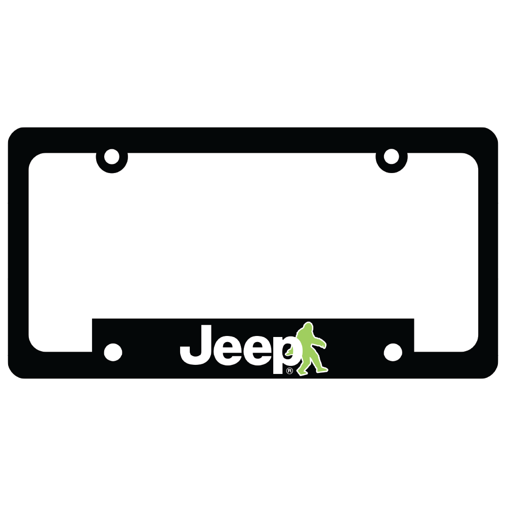 License Plate Frame - Jeep Sasquatch
