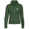 Hudson's Detroit Zip Fleece Jacket - Forest Green