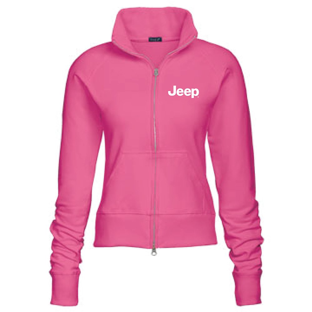 Ladies Jeep® Text Fleece Jacket - Multiple Colors - Detroit Shirt CompanyFCA - JeepT-Shirts (Apparel)