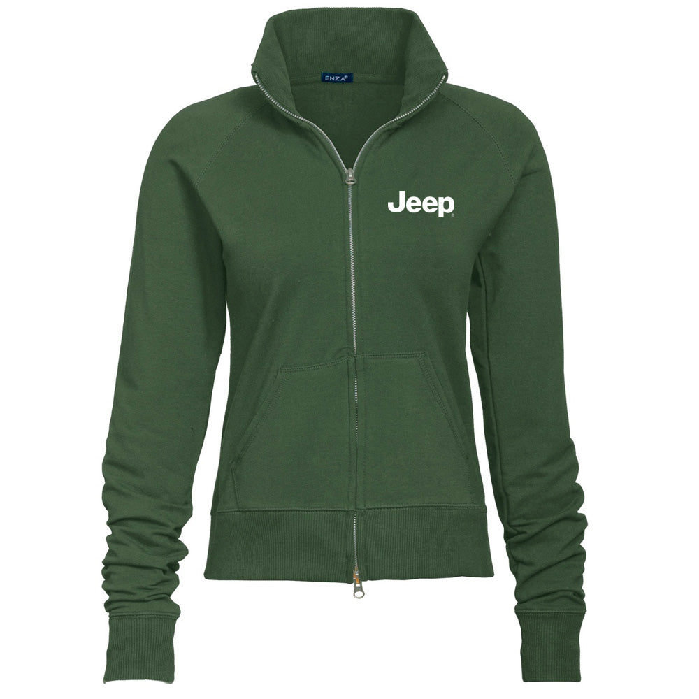 Ladies Jeep® Text Fleece Jacket - Multiple Colors