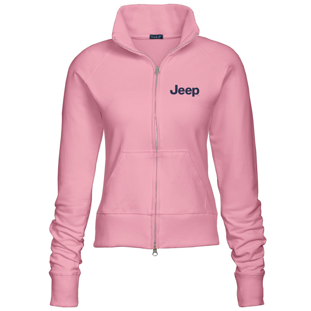 Ladies Jeep® Text Fleece Jacket - Multiple Colors