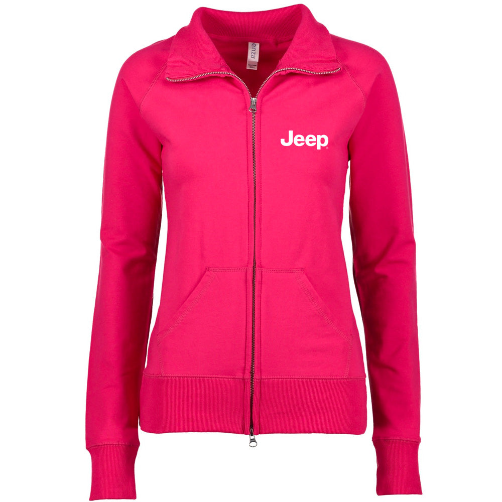 Ladies Jeep® Text Fleece Jacket - Multiple Colors