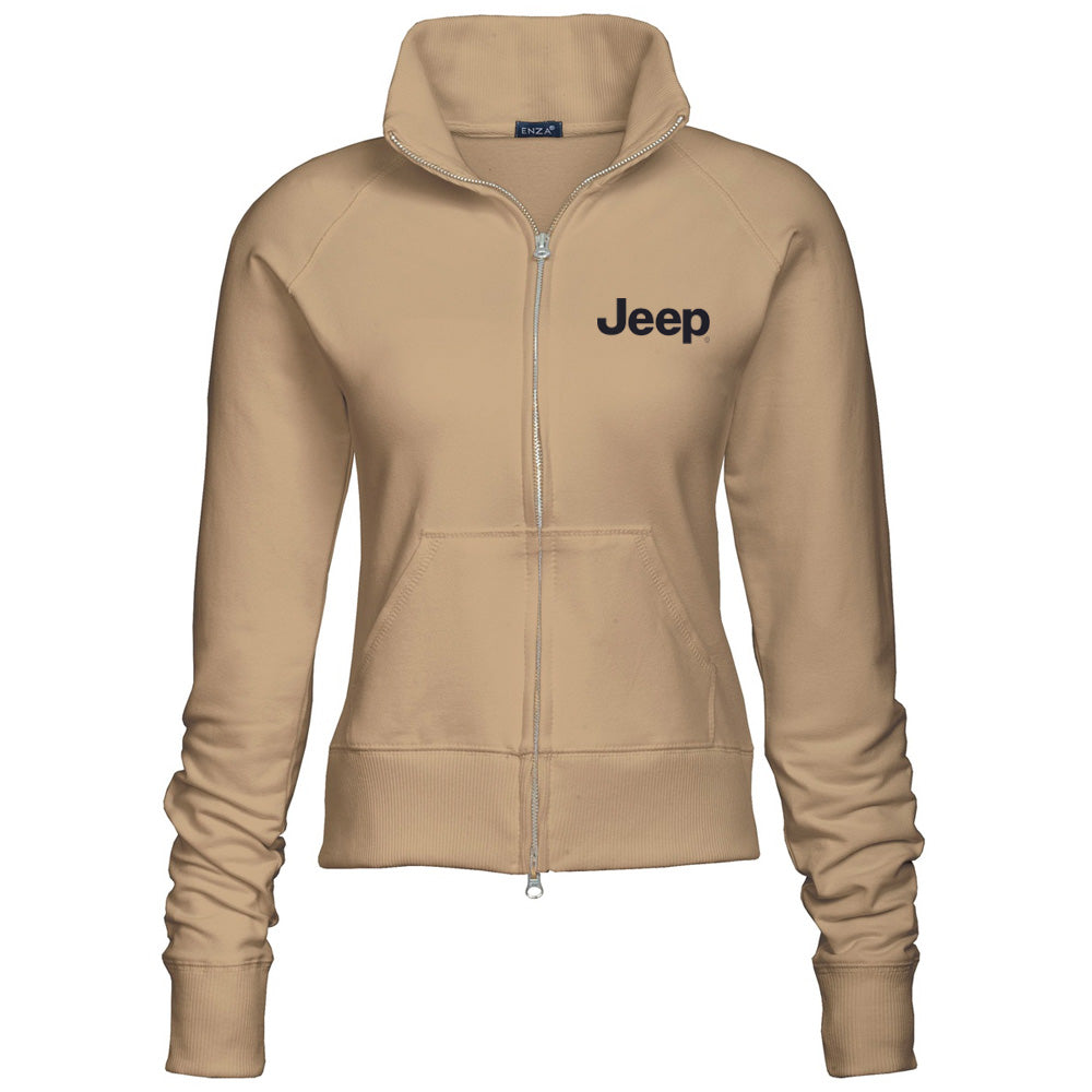 Ladies Jeep® Text Fleece Jacket - Multiple Colors