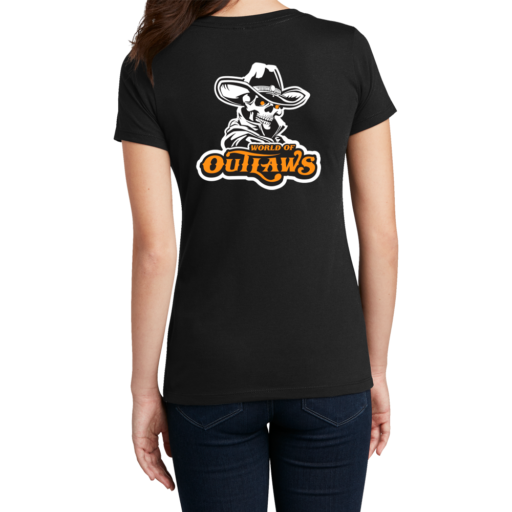 Ladies World Of Outlaws Easton T-shirt - Black