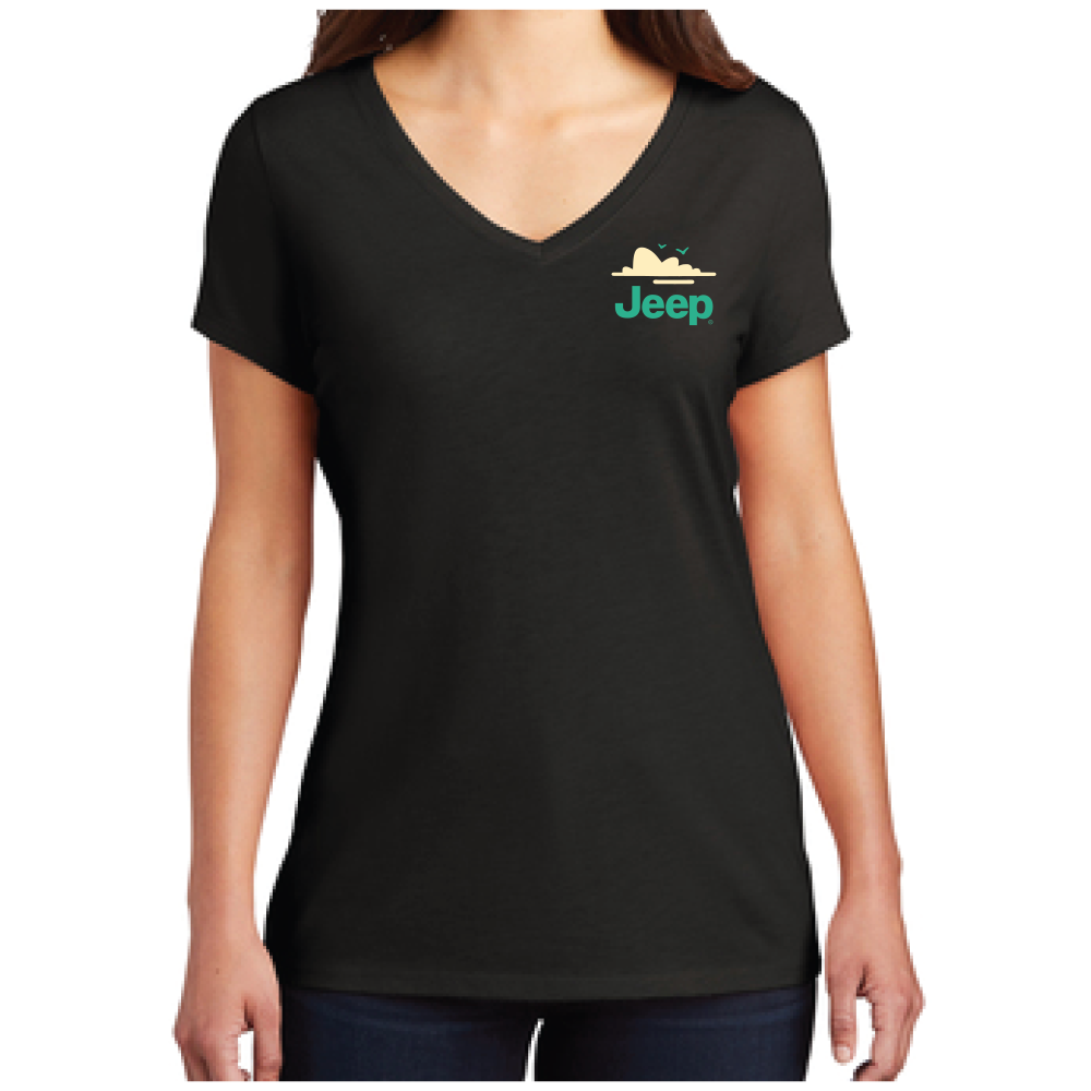 Ladies Jeep® Dunes V-neck - Black