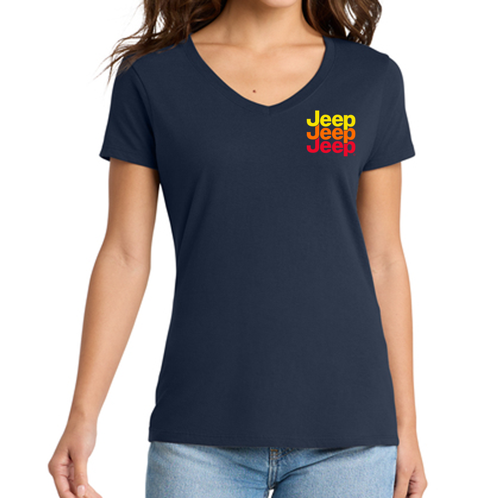 Ladies V-Neck - Jeep® Echo