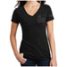 Ladies Jeep® Willys 4WD V - neck - Black - Detroit Shirt CompanyFCA - JeepT-Shirts (Apparel)