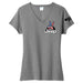 Ladies Jeep® Wave USA V - neck - Graphite Heather - Detroit Shirt CompanyFCA - JeepT-Shirts (Apparel)