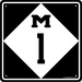 Metal Sign - M1 Woodward Avenue - Detroit Shirt CompanyDetroit Shirt CompanyOther Accessories