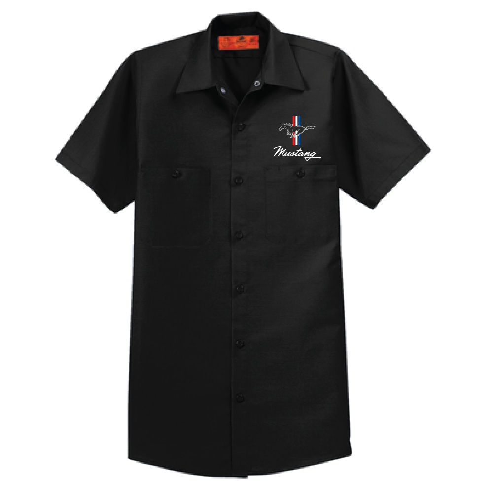 Mens Ford Mustang Mechanic Shirt