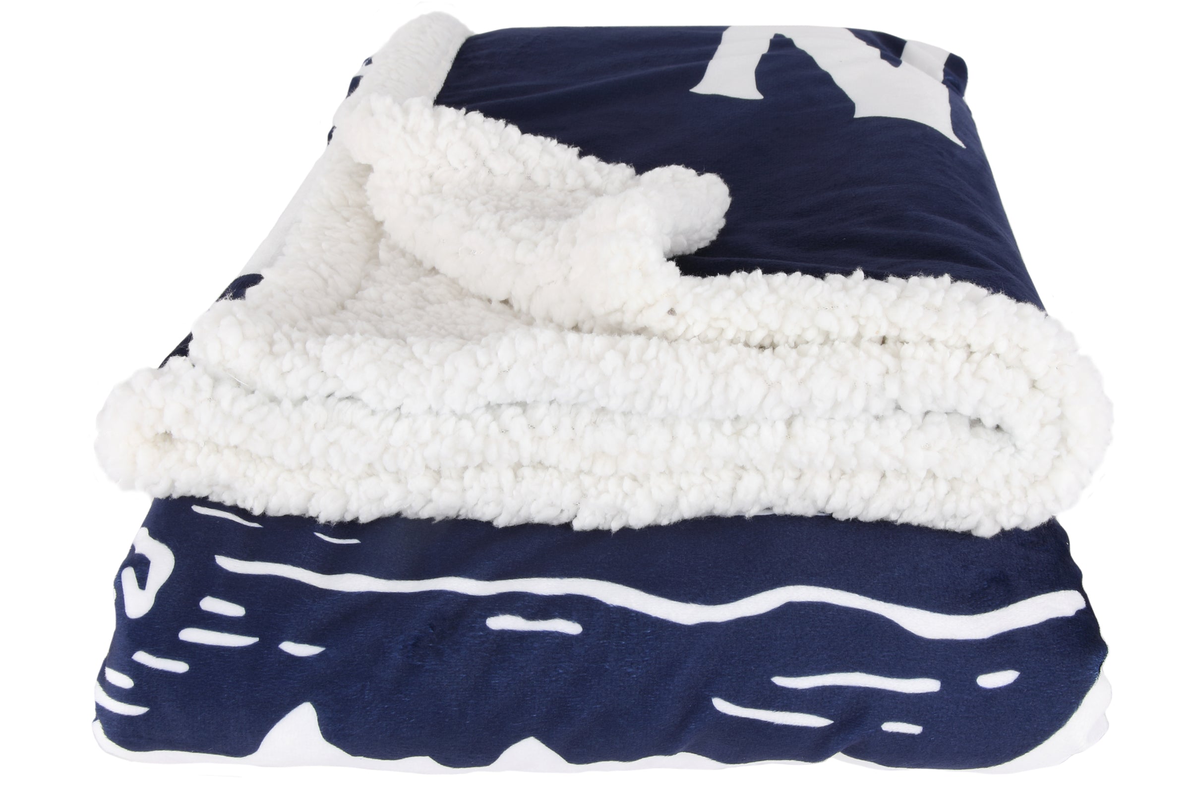 Michigan Shield Sherpa Blanket