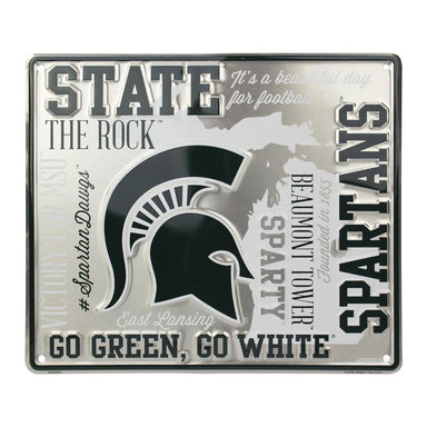 Metal Sign - Michigan State Spartans Fan Cloud Sign - Detroit Shirt CompanyHangtimeOther Accessories