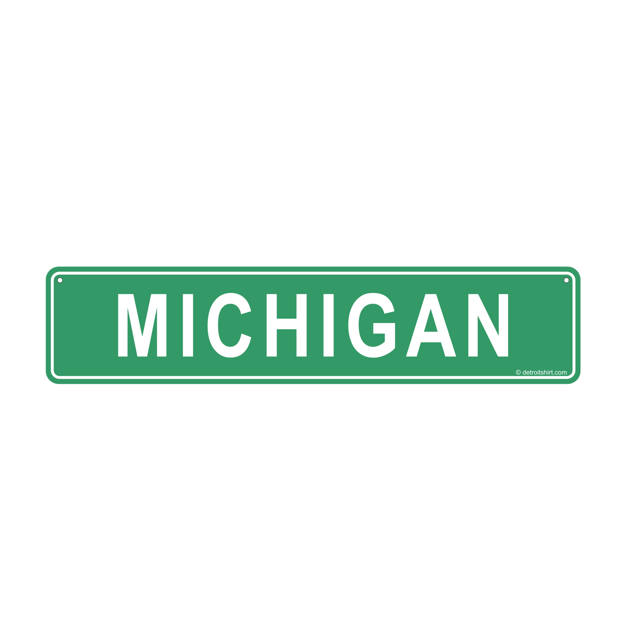 Metal Sign - Michigan Street Sign - Detroit Shirt CompanyDetroit Shirt CompanyOther Accessories