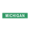 Metal Sign - Michigan Street Sign - Detroit Shirt CompanyDetroit Shirt CompanyOther Accessories