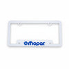 License Plate Frame - Mopar Text Blue