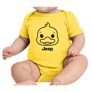 Baby Onesie - Jeep Duck - Yellow - Detroit Shirt CompanyFCA - JeepKids Apparel