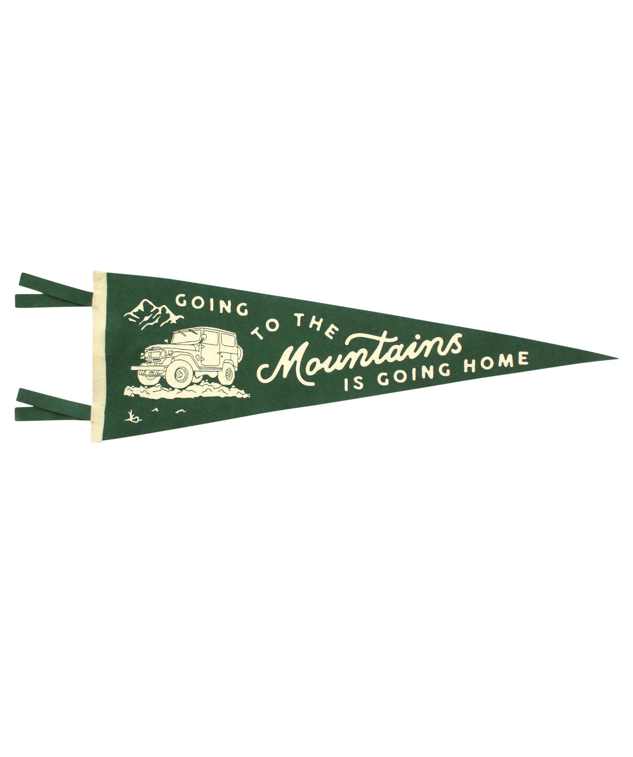 Going to the Mountains is Going Home Pennant