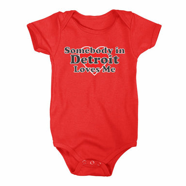 Baby Onesie - Somebody in Detroit Loves Me - Detroit Shirt CompanyDetroit Shirt CompanyKids Apparel