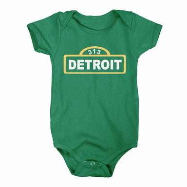 Baby Onesie - Detroit Street Sign - Detroit Shirt CompanyDetroit Shirt CompanyKids Apparel