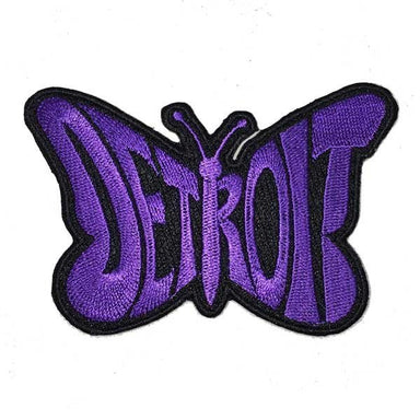 Patch - Detroit Purple Butterfly - Detroit Shirt CompanyDetroit Shirt CompanyPatches (Accessories)