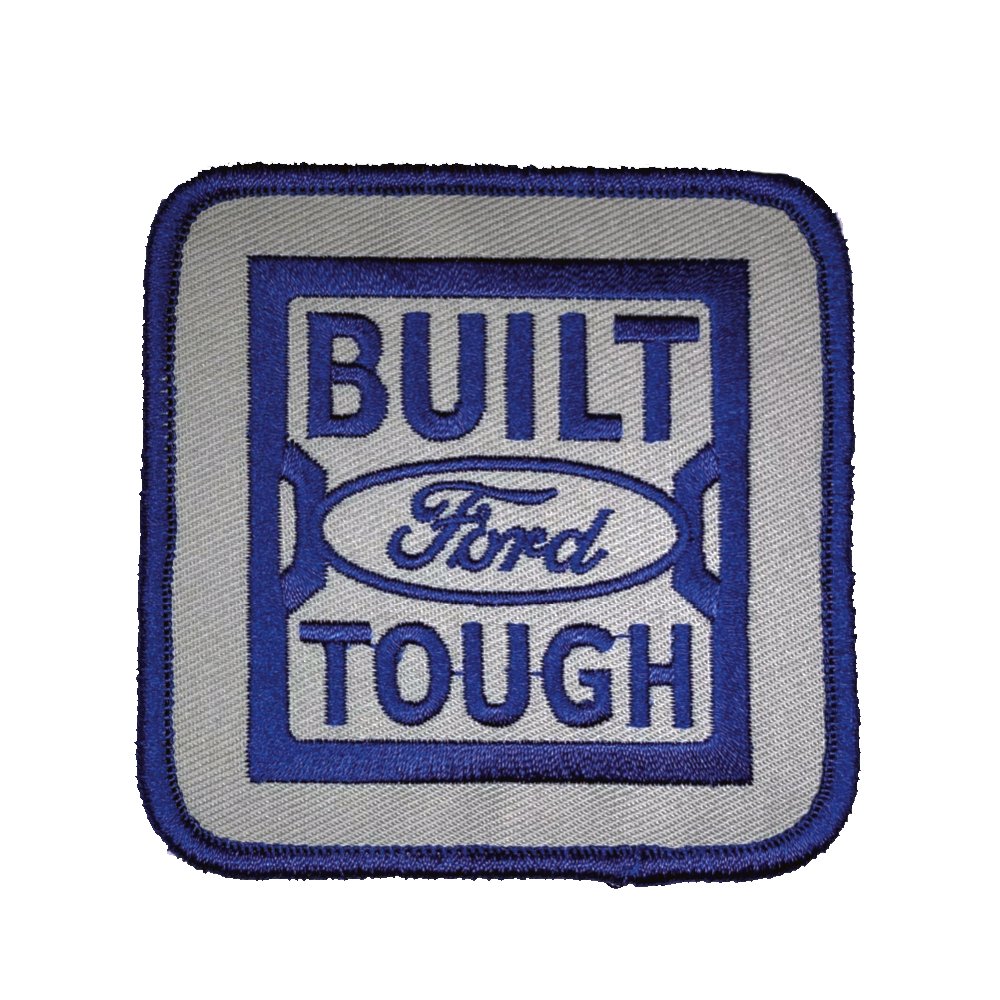 Patch - Ford Built Tough - Blue - Detroit Shirt CompanyDSC - FordPatches (Accessories)